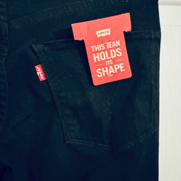Levi’s Pull-On Skinny Jeans Black Size 8 Tummy Slimming Technology NWT - Picture 7 of 10